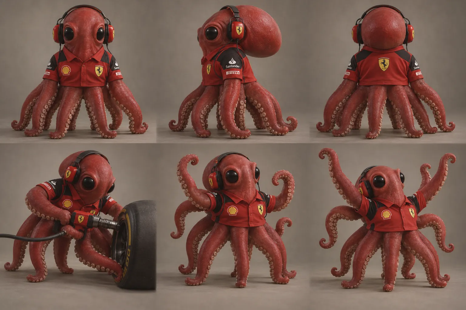 Ferrari crew (giant octopus)