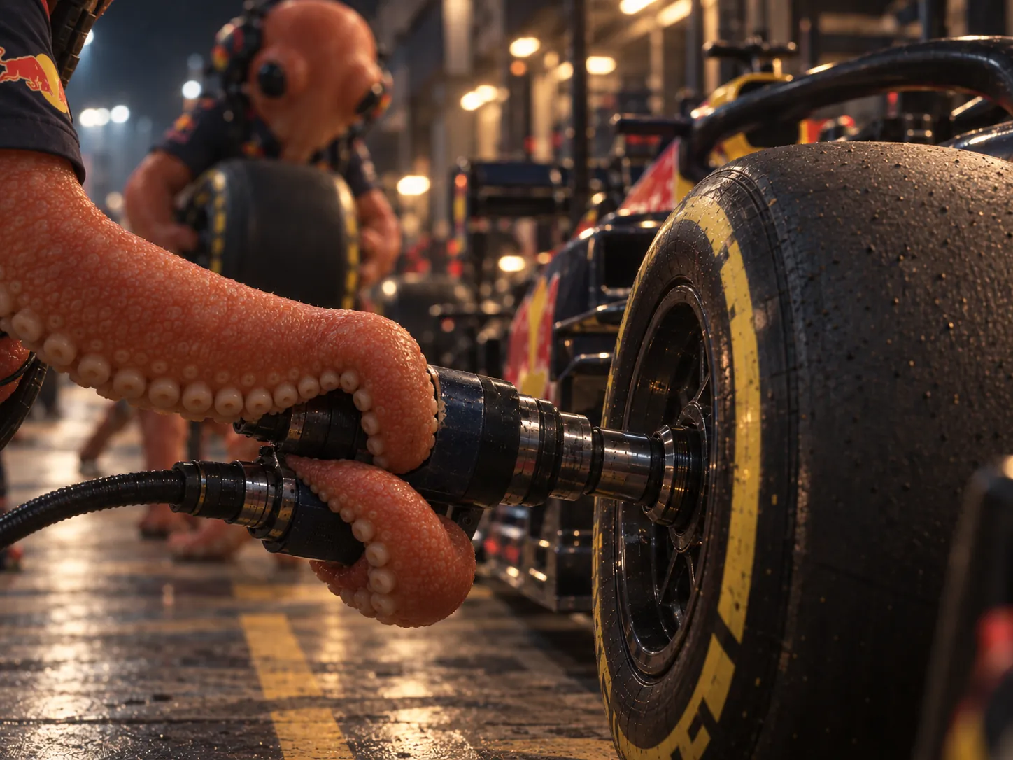 Red Bull tire change (insert) — 1